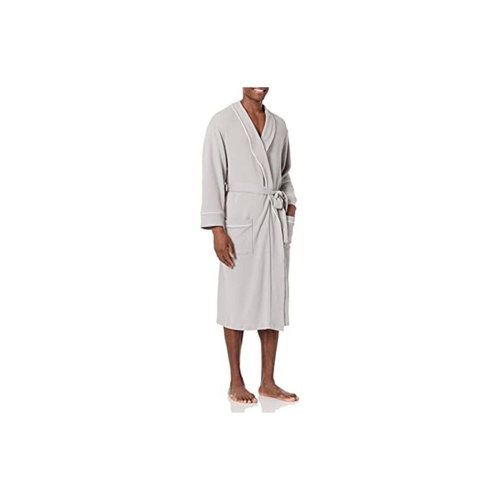 Amazon Essentials Men (5X-Large Big) Waffle Robe NIP